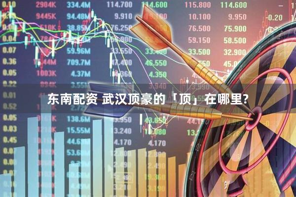 东南配资 武汉顶豪的「顶」在哪里?